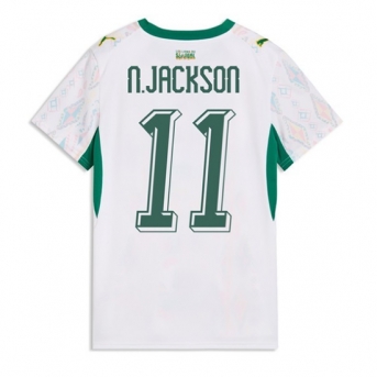 Billige Fotballdrakt Senegal Nicolas Jackson #11 Replika Hjemmedrakt Dame VM 2026 Kortermet